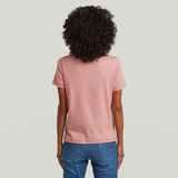 G-STAR Outlet Front Seam T-Shirt Pink