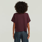 G-STAR Outlet Camiseta Knot Rojo