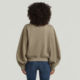 G-STAR Outlet Logo Crew Sweat Beige