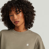 G-STAR Outlet Logo Crew Sweat Beige