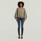 G-STAR Outlet Logo Crew Sweat Beige