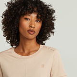 G-STAR Outlet Front Seam T-Shirt Pink