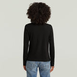 G-STAR Outlet Camiseta Front Seam Negro