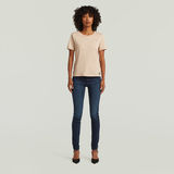 G-STAR Outlet Front Seam T-Shirt Pink