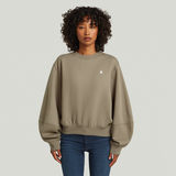 G-STAR Outlet Logo Crew Sweat Beige