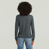 G-STAR Outlet Camiseta Front Seam Azul oscuro