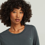 G-STAR Outlet Camiseta Front Seam Azul oscuro