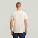 G-STAR Outlet Chest Logo T-Shirt Beige