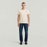 G-STAR Outlet Chest Logo T-Shirt Beige