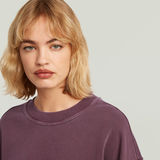 G-STAR Outlet Sudadera Overdyed Big Sleeve Oversized Rojo