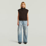 G-STAR Outlet Chaleco de punto con tirantes Cable Full Zip Marrón