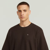 G-STAR Outlet Camiseta estructurada Chest Logo Marrón