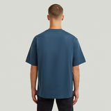 G-STAR Outlet Center Chest Boxy T-Shirt Medium blue