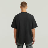 G-STAR Outlet Camiseta estructurada Chest Logo Negro