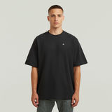 G-STAR Outlet Camiseta estructurada Chest Logo Negro