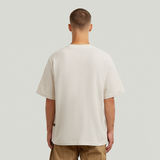 G-STAR Outlet Camiseta estructurada Chest Logo Blanco