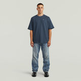 G-STAR Outlet Camiseta estructurada Chest Logo Azul oscuro