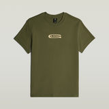 G-STAR Outlet Old Skool Logo T-Shirt Green