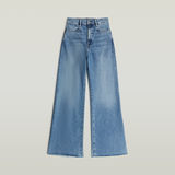 G-STAR Outlet Jeans Deck Ultra High Wide Leg Azul intermedio