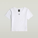 G-STAR Outlet Cropped Mini Slim Top White
