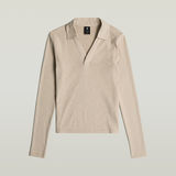 G-STAR Outlet Polo Top Slim Beige