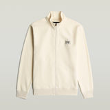 G-STAR Outlet Sudadera Logo Zip Thru Beige