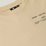 G-STAR Outlet Camiseta Boxy para Niños Beige