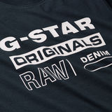G-STAR Outlet Camiseta Regular para Niños Azul oscuro