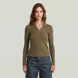 G-STAR Outlet Polo Top Slim Green