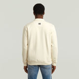 G-STAR Outlet Sudadera Logo Zip Thru Beige