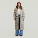 G-STAR Outlet Chaqueta Whistler Long Puffer Beige