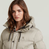 G-STAR Outlet Chaqueta Whistler Long Puffer Beige