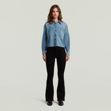 G-STAR Outlet Cropped Relaxed Shirt Medium blue