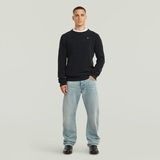 G-STAR Outlet Prenda teñida de punto con estructura Negro