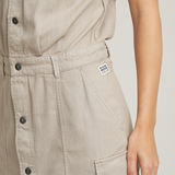 G-STAR Outlet Vestido Pocket Beige