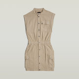 G-STAR Outlet Vestido Pocket Beige