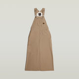 G-STAR Outlet Pichi Dungaree Dress Beige