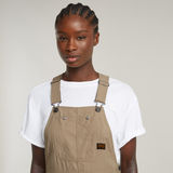 G-STAR Outlet Pichi Dungaree Dress Beige