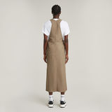 G-STAR Outlet Pichi Dungaree Dress Beige