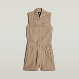 G-STAR Outlet Summer Playsuit Beige