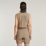 G-STAR Outlet Summer Playsuit Beige
