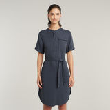 G-STAR Outlet Vestido Belted Gris