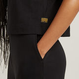 G-STAR Outlet Double Layer Wide Leg Jumpsuit Black
