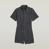 G-STAR Outlet Easy Short Jumpsuit Black