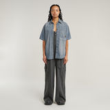 G-STAR Outlet Overdyed Utility Loose Jumpsuit Black