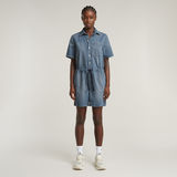 G-STAR Outlet Easy Short Jumpsuit Medium blue