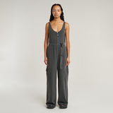 G-STAR Outlet Overdyed Utility Loose Jumpsuit Black