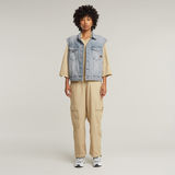 G-STAR Outlet Wrap Jumpsuit Beige