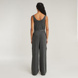 G-STAR Outlet Overdyed Utility Loose Jumpsuit Black