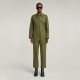 G-STAR Outlet Multi Zip Winter Jumpsuit Green